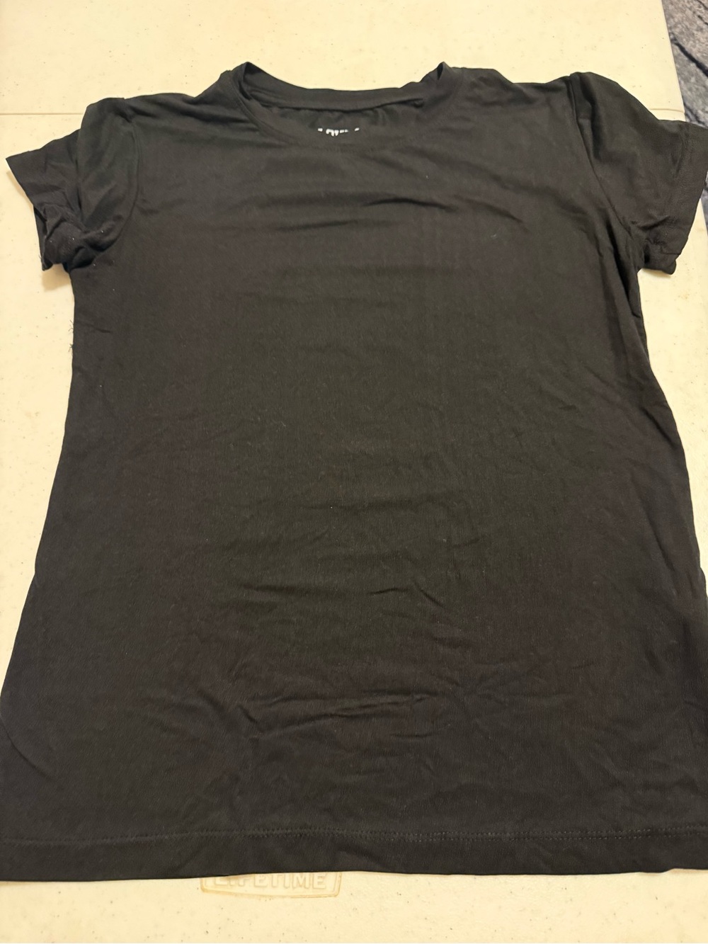 Love Black Short Sleeve Crewneck Tee